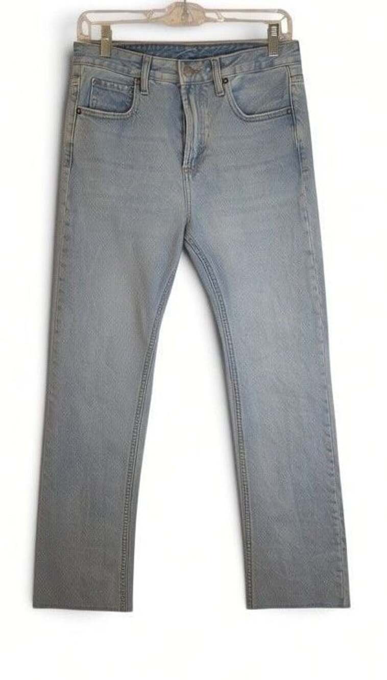 Gianni Bini Light Wash Straight Leg Denim Jeans Size 28